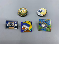 set of 5 Lapel pin