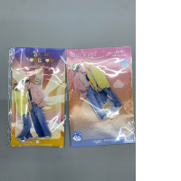 Set of 2 collectible merchandise set featuring acrylic standees of Thai actors from the Domundi TV series.  