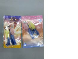 Set of 2 collectible merchandise set featuring acrylic standees of Thai actors from the Domundi TV series.  