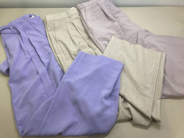 a set of three trousers
