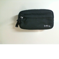 Black cosmetic bag