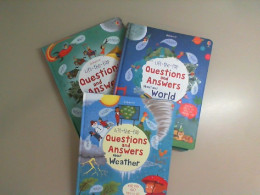 Usborne. Set 3 vol. Questions and answers. Kids Book