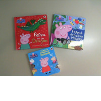 A set of 3 children's books about Peppa Pig A set of 3 children's books about Peppa Pig