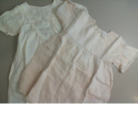 Set of 2 light-colored children's dresses