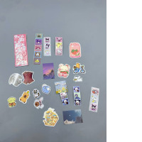 Set of 21 cute stickers