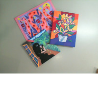 Set of 3 acrylic paintings