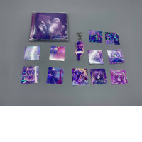 "SENSITIVE & TOXIC" set, of CD disk, keychain and stickers