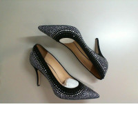 Women's black evening high heel shoes