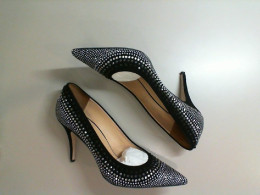 Women's black evening high heel shoes