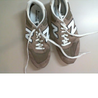Brown New Balance sneakers