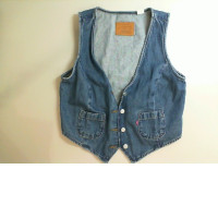 Women's denim vest Women's denim vest