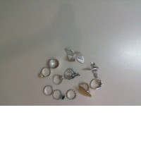 Set of 11 rings,bijouterie