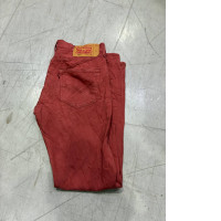 Vintage Levi's 501 jeans in Marsala color.