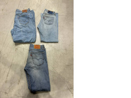 Set of 3 Levi's 550 relaxed fit jeans.  vintage Levi's 501 light-wash jeans. Levi's 501 classic jeans  