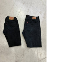 Set of 2 black Levi's 501 Original Fit jeans, black Levi's jeans, 501 original Set of 2 black Levi's 501 Original Fit jeans, black Levi's jeans, 501 original