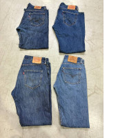 Set of 4 Levi's 501 and 505 straight-leg jeans. Set of 4 Levi's 501 and 505 straight-leg jeans.
