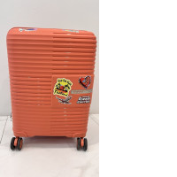 Orange suitcase