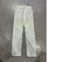 Vintage style Levi's 501 jeans, white, straight leg. Vintage style Levi's 501 jeans, white, straight leg.