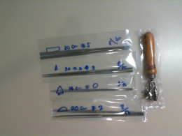 Woodworking set, handle + 6 attachments