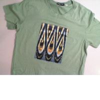 Green T-shirt with applique Green T-shirt with applique