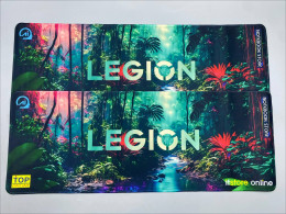 Set of 2 Lenovo Legion gaming mouse pad.