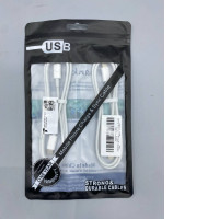 Apple iPhone charger, pack of 2 cables.