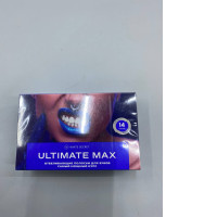 White Secret Ultimate Max teeth whitening strips designed to lighten tooth enamel. 
