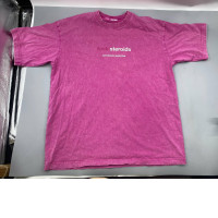 Pink crew neck t-shirt