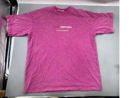 Pink crew neck t-shirt