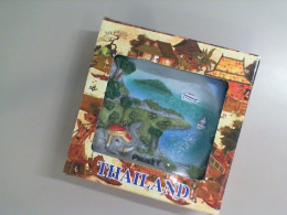 Souvenir plate ceramics Thailand