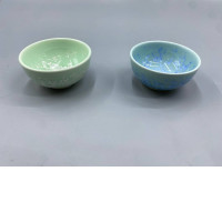 Set of 2 Small Japanese tea glass