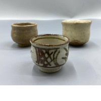 Set of 3 Glass, Japanese tea cup