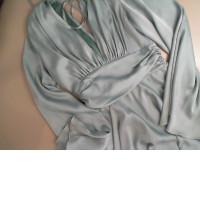 Green dress with long sleeves