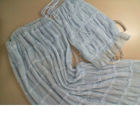 Women's blue suit, skirt and top