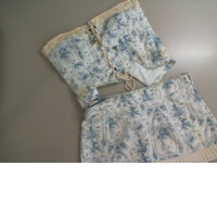 Women's suit, top + skirt-shorts Women's suit, top + skirt-shorts