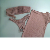 Swimsuit and cape skirt set Swimsuit and cape skirt set