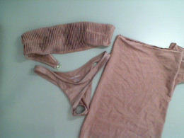 Swimsuit and cape skirt set