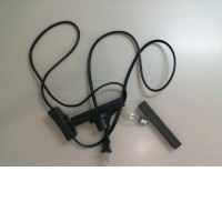 Wire with base and light bulb for table lamp