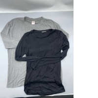 Set of 2 Long-sleeved crew neck shirt
