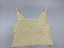 Women's knitted tank top with thin straps Women's knitted tank top with thin straps