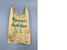 green plastic bag green plastic bag