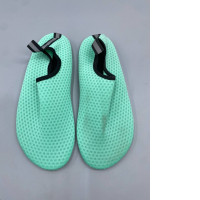 Set of 2 Light green mesh water shoes.