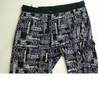 Men's black shorts