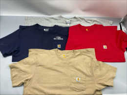 Set of 4 Carhartt K87 Workwear Men's Short-Sleeve T-Shirt with Pocket