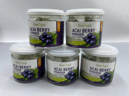 set of 5 pieces Thailand brand MoonFarms, acai berry powder for making a drink , a dietary supplement  powder, 50 g.