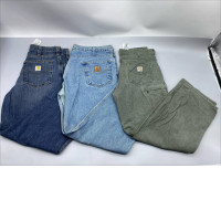 Set of 3 Carhartt full-length vintage style jeans. Set of 3 Carhartt full-length vintage style jeans.