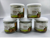 set of 5 pieces Thailand brand MoonFarms, monk fruit powder for making a drink , a dietary supplement  powder, 50 g.