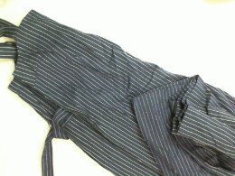 Women's blue striped jumpsuit