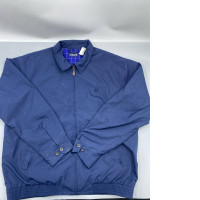  navy blue Chaps Harrington-style jacket. 