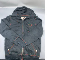  True Religion Men's Fleece Super T Full Zip Hoodie. 
